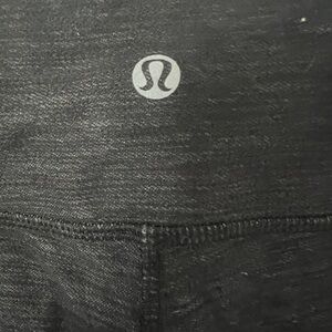 Lululemon Black and Gray Leggings